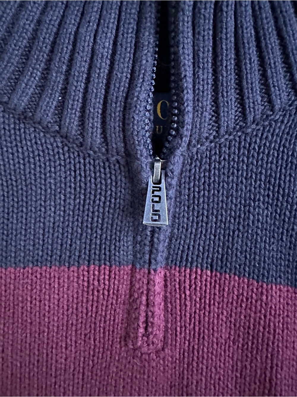Polo Ralph Lauren Boys Quarter Zip Vintage‎ Pullover Sweater (L) 14-16 - Picture 5 of 8